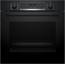 Bosch - Series 4 Built-in Oven with Added Steam 60cm Black HQA574BB3B