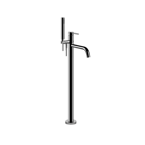 Gessi Via Tortona 24943+38389 Freestanding Mixer + Recessed Part