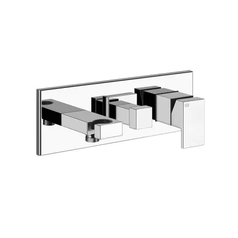 Gessi Rettangolo Shower 44910+44639 Shower Mixer + Recessed Part