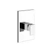 Gessi Rettangolo Shower 44602+44655 Shower Mixer + Recessed Part