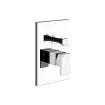 Gessi Rettangolo Shower 44604+44673 Shower Mixer + Recessed Part