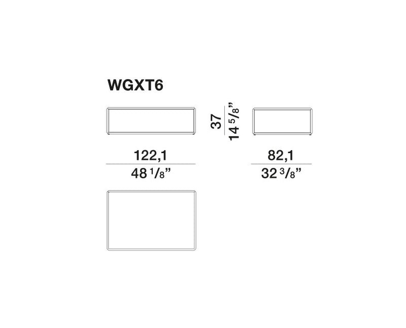 Molteni &amp; C 45°/tavolino 咖啡桌