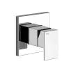 Gessi Rettangolo 20119+46112 Basin Mixer + Recessed Part