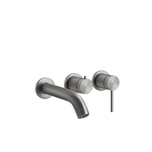 Gessi Bath316 54136+54139 Bath Mixer + Recessed Part