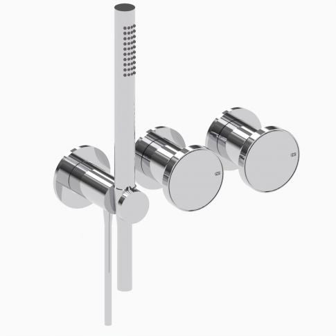 Gessi Origini 54139+66036 Shower mixer + Recessed part