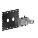 Gessi 316 Cesello 54489+54198 Basin Mixer + Recessed Part