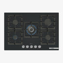 Bosch - Series | 6 Gas Hob 75 cm Black Glass PPQ7A6I40