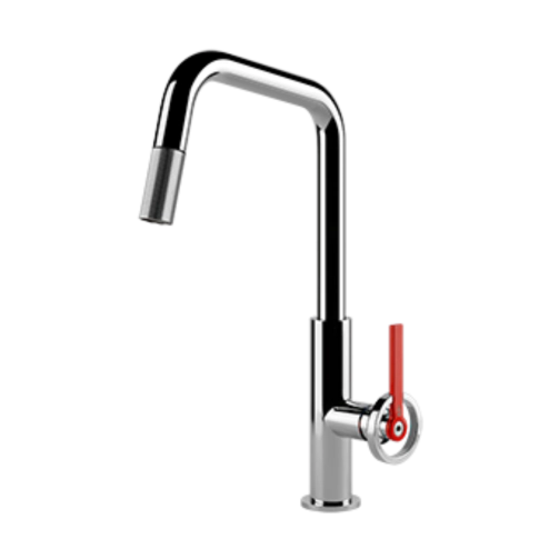 Gessi Officine V 60203 Single Lever Kitchen Faucet