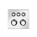 Gessi Hi-Fi 65234+63001 3 Simultaneous Functions Thermostatic Mixer