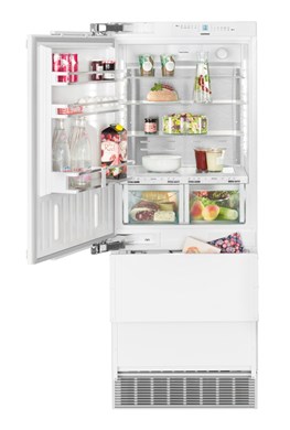 Liebherr - ECBN 5066 PremiumPlus with door hinges on the left Combined refrigerator-freezer with BioFresh and NoFrost for integrated use