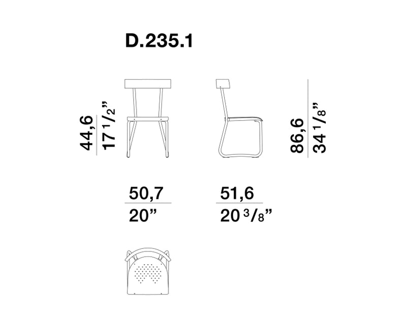 Molteni & C D.235.1 Chair