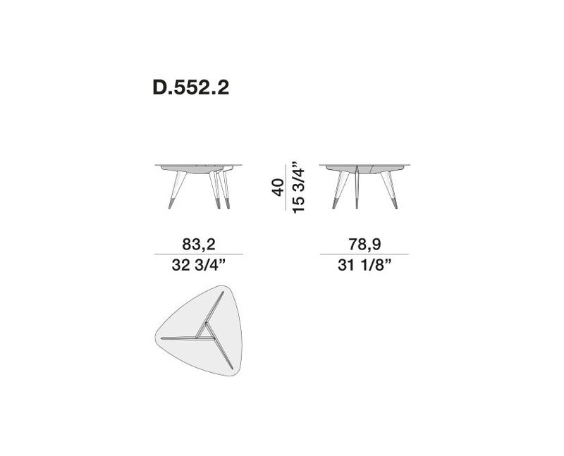 Molteni &amp; C D.552.2 咖啡桌