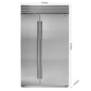 Subzero 122cm Classic Side-by-Side Refrigerator/Freezer