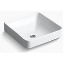 Kohler K-2661X-0 FOREFRONT 方形檯上式面盆