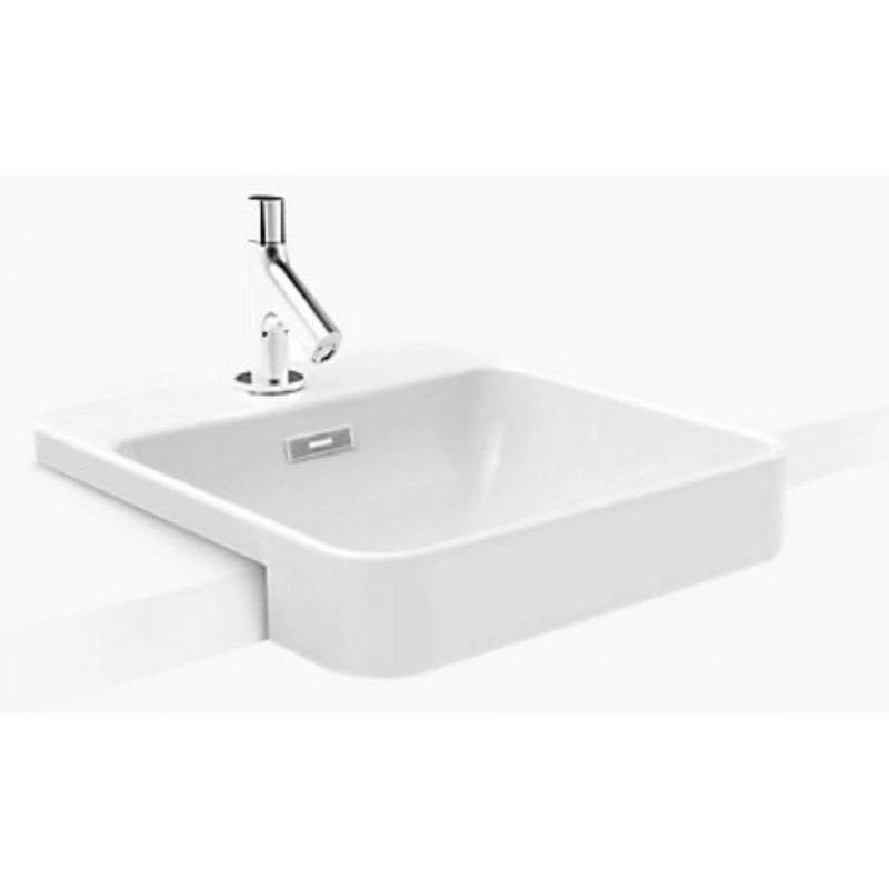 Kohler K-98930X-1-0 FOREFRONT 18" Semi-Recessed Bathroom Basin