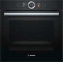 Bosch - 系列 8 內建烤箱 60 x 60 cm 黑色 HBG6764B1