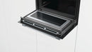 Bosch - Series 8 Built-in compact oven with microwave function 60 x 45 cm Stainless steel CMG656BS1