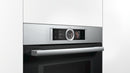 Bosch - Series 8 Built-in compact oven with microwave function 60 x 45 cm Stainless steel CMG656BS1