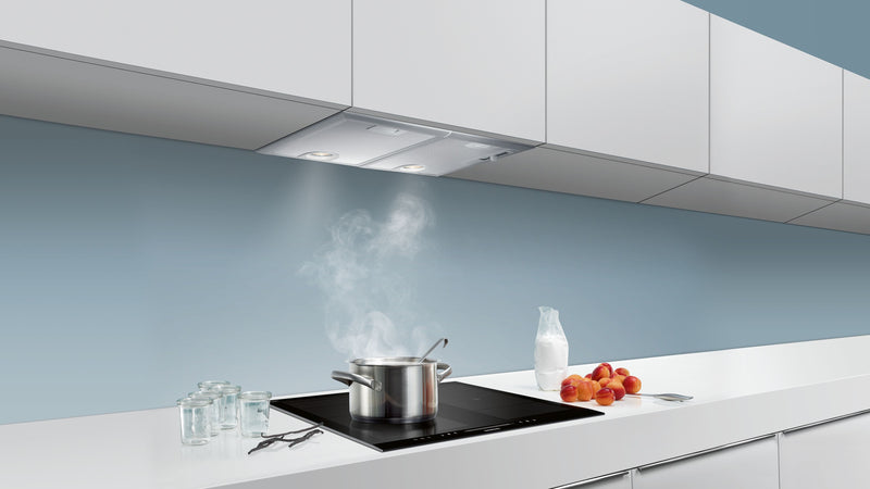 Siemens - iQ300 Canopy cooker hood 75 cm Silver metallic LB75565GB