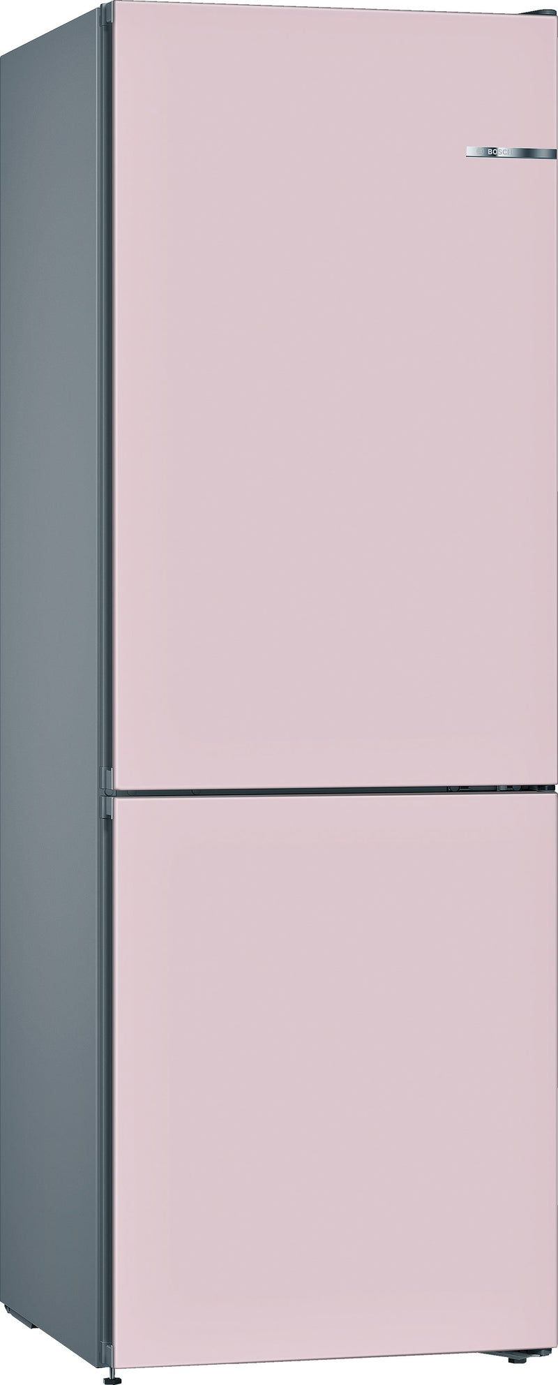 Bosch - Series 4 Set of free-standing bottom freezer and exchangeable colored door front KVN36IP3AG