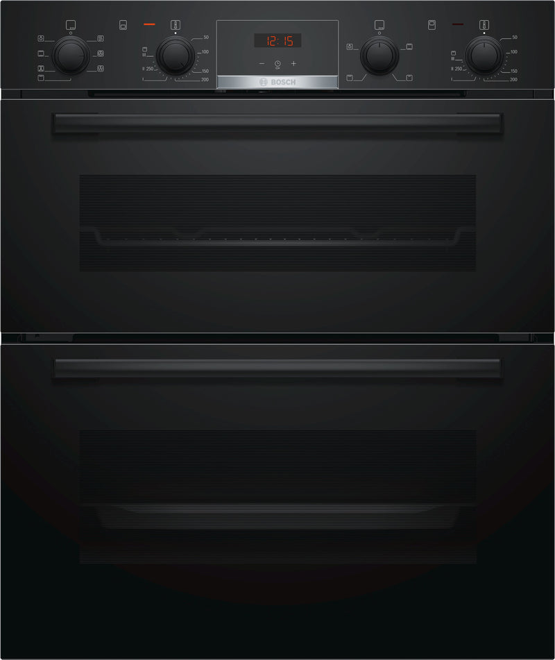 Bosch - Serie | 4 Built-under Double Oven Black NBS533BB0B