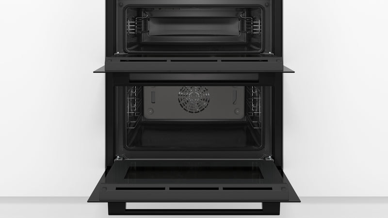 Bosch - Serie | 4 Built-under Double Oven Black NBS533BB0B