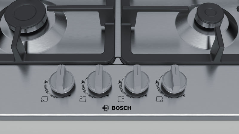 Bosch - 系列 4 瓦斯爐 60 公分不鏽鋼 PGP6B5B90