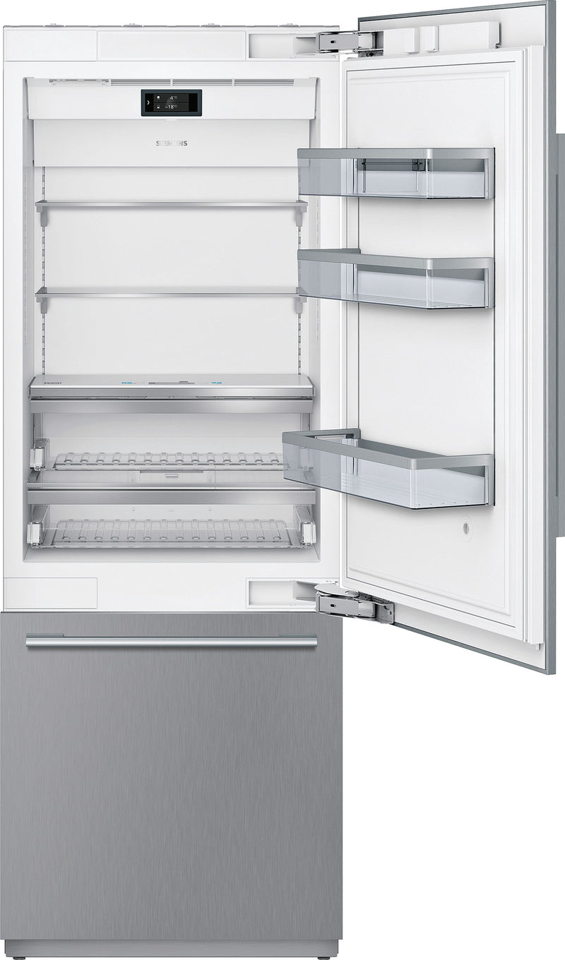 Siemens - IQ700 Built-in Fridge-freezer With Freezer At Bottom 212.5 x 75.6 cm Flat Hinge CI30BP02