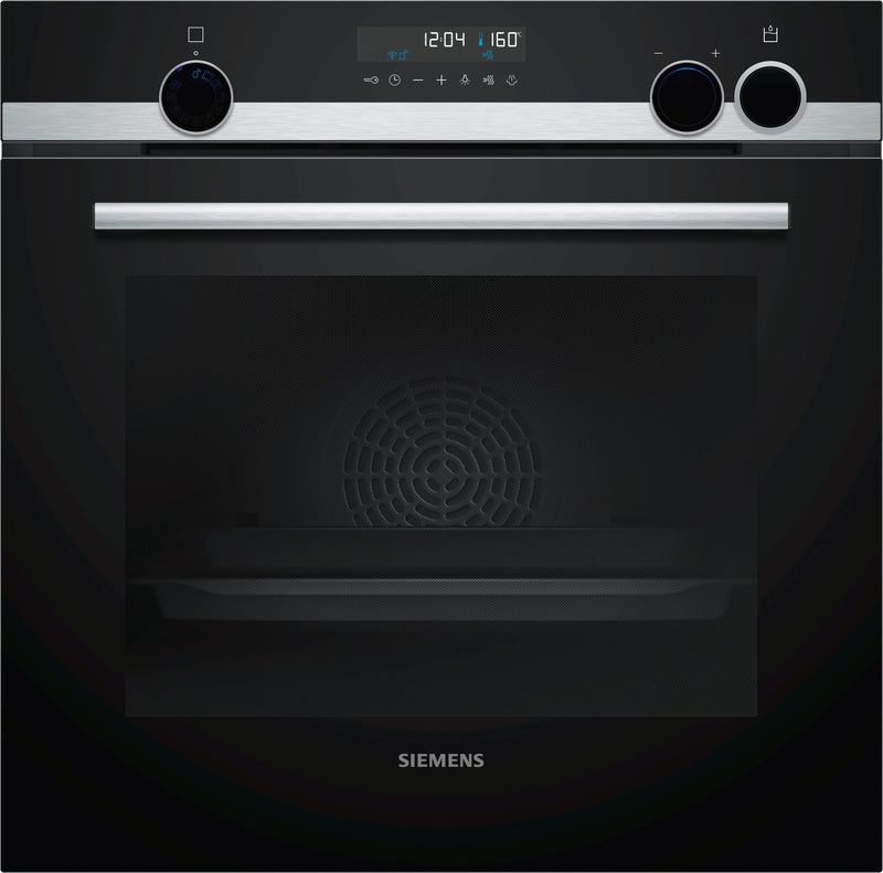 Siemens - IQ500 Built-in Oven With Added Steam Function 60 x 60 cm Stainless Steel HR578G5S6B