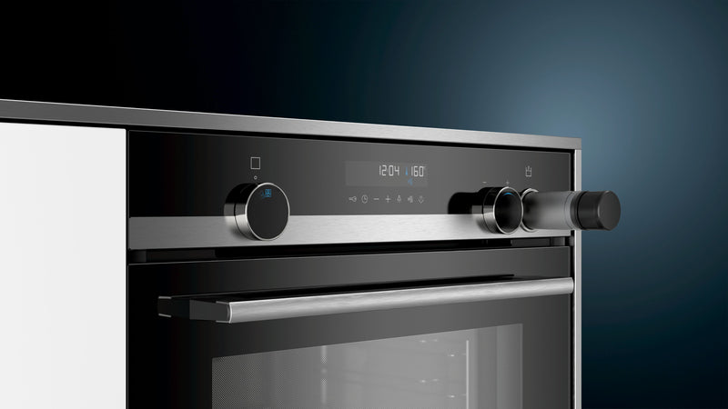 Siemens - iQ500 Built-in oven with added steam function 60 x 60 cm Stainless steel HR538ABS1