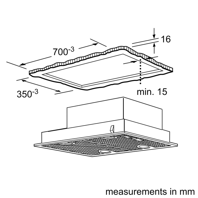 Siemens - iQ300 Canopy cooker hood 75 cm Silver metallic LB75565GB