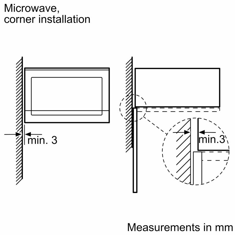 Bosch - Serie | 4 Built-in Microwave Oven 60 x 38 cm Stainless Steel BFL523MS0B