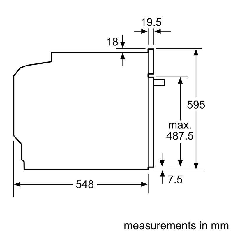 西門子 - iQ700 內建微波爐，附微波爐功能 60 x 60 公分 黑色 - HM776G1B1B