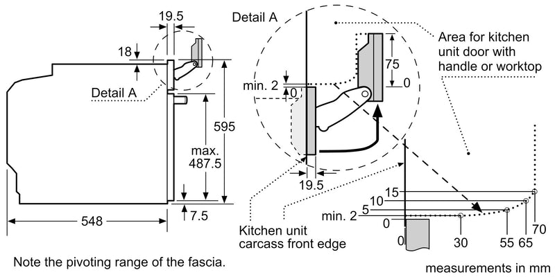 Bosch - 系列 8 內建烤箱，附加蒸氣功能 60 x 60 公分 黑色 - HRG7764B1B