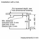 Bosch - 系列 8 內建緊湊型烤箱，帶微波爐功能 60 x 45 公分 黑色 - CMG778NB1