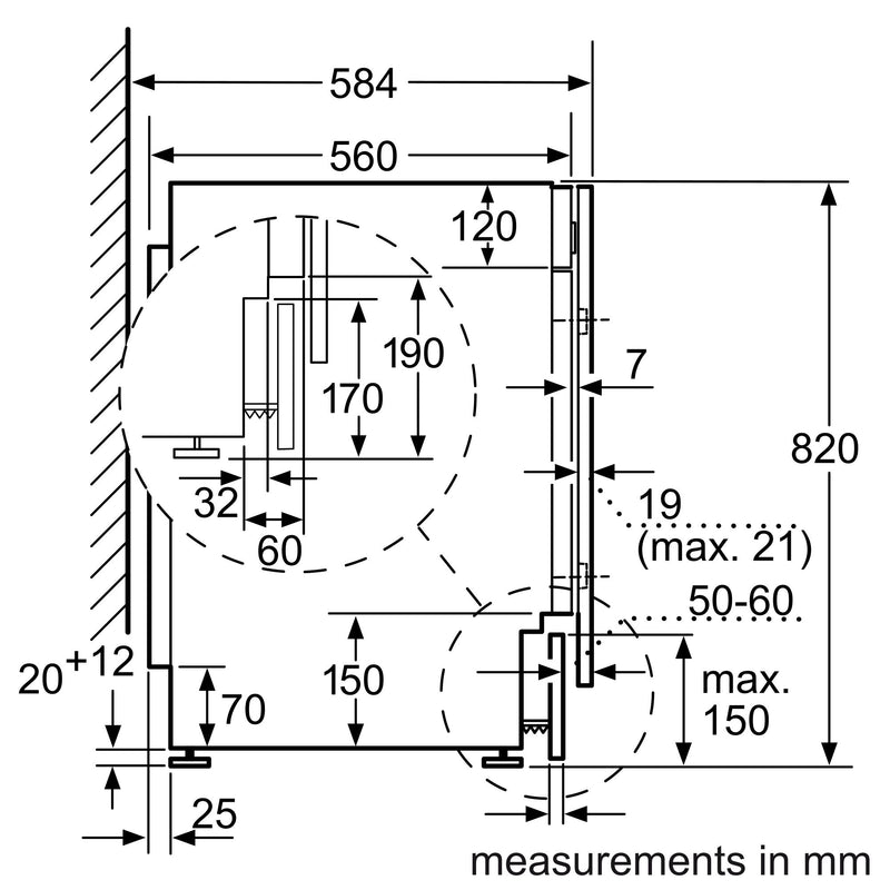 Bosch - 系列 6 洗衣烘乾機 7/4 公斤 WKD28543GB