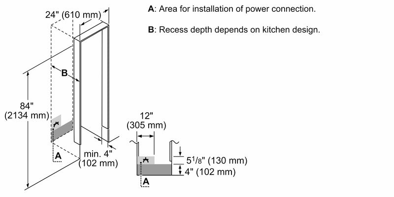 西門子 - IQ700 內置冰箱 212.5 x 60.3 公分平鉸鏈 CI24RP02