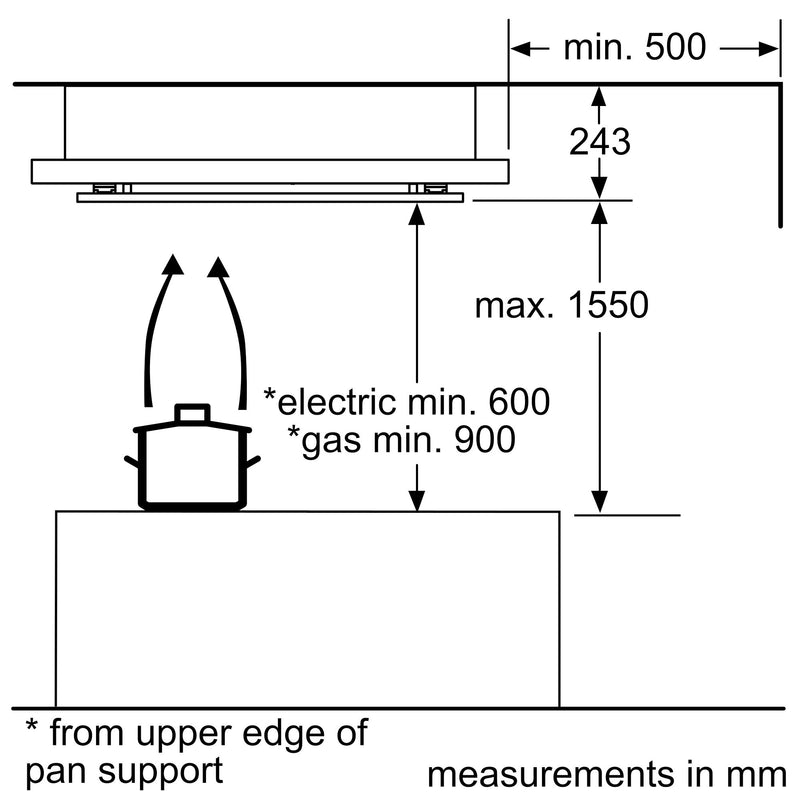 Bosch - 系列 6 吸油煙機 100 公分不鏽鋼 DID106T50