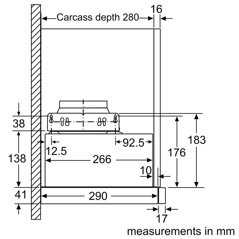 Bosch - 系列 2 伸縮抽油煙機 60 公分 銀色金屬 DFM063W56B