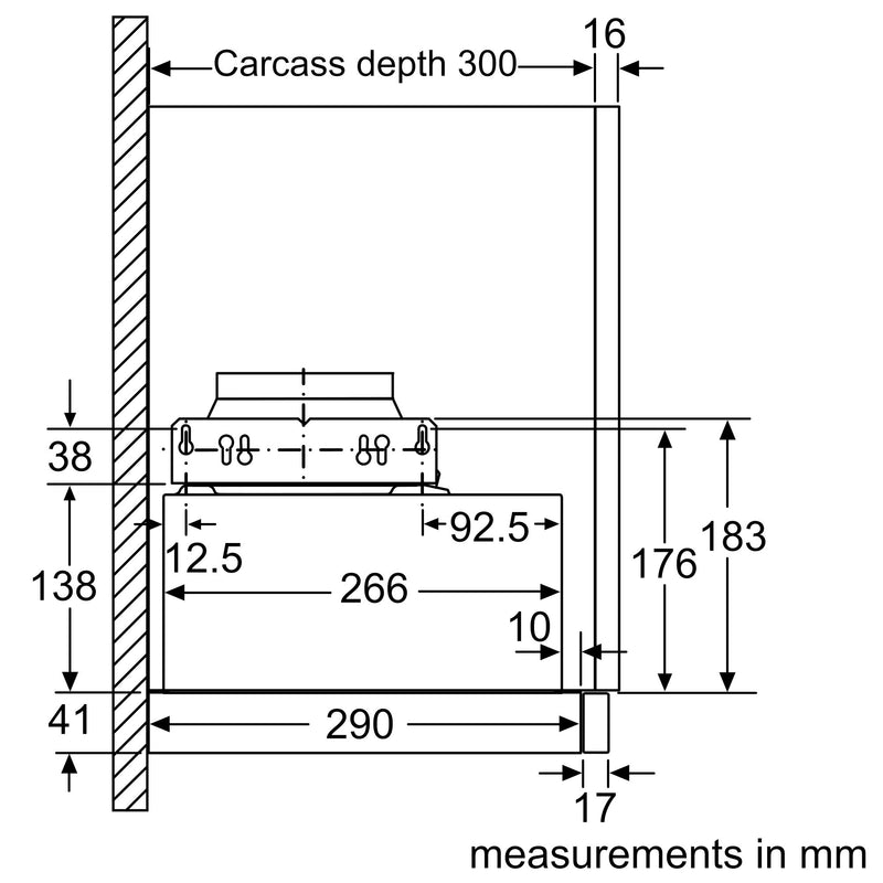 Bosch - 系列 2 伸縮抽油煙機 60 公分 銀色金屬 DFM063W56B