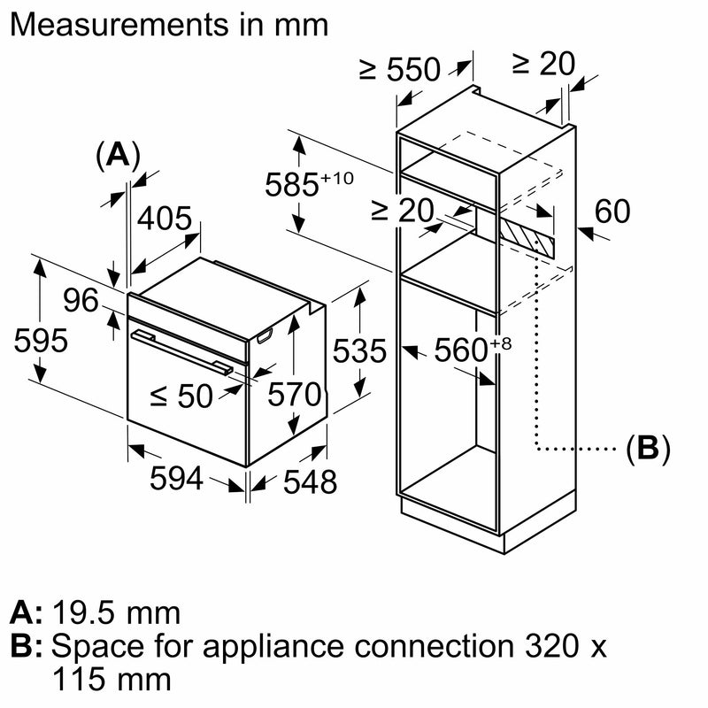 西門子 - iQ500 內建烤箱 60 x 60 公分 不鏽鋼 HB578GBS0