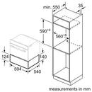 Bosch - Series 6 Built-in warming drawer 60 x 14 cm Stainless steel BIC510NS0B