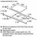 Bosch - Series 2 Electric hob 60 cm Black, PKE61RAA8B