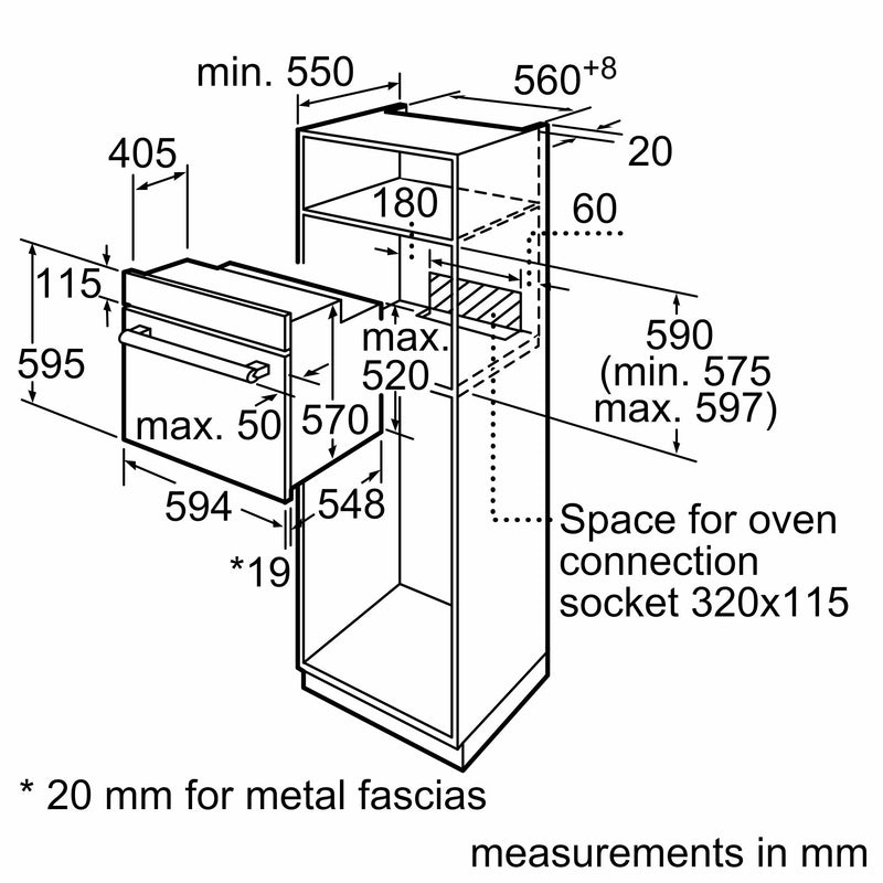 博世-系列| 2 內建烤箱 60 x 60 cm 不鏽鋼 HHF113BR0B