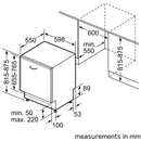Siemens - iQ300 Fully-integrated dishwasher 60 cm varioHinge SN73HX42VG