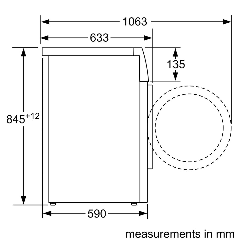 Bosch - 系列 4 洗衣機，前置式 8 公斤 1400 轉/分鐘 WAN28250GB