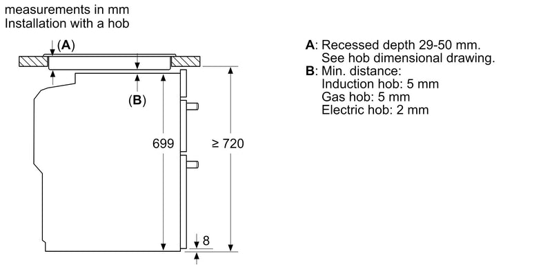 Bosch - Serie | 4 Built-under Double Oven Black NBS533BB0B