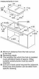 Siemens - iQ700 Induction hob with integrated ventilation system 80 cm surface mount with frame EX877NX68E