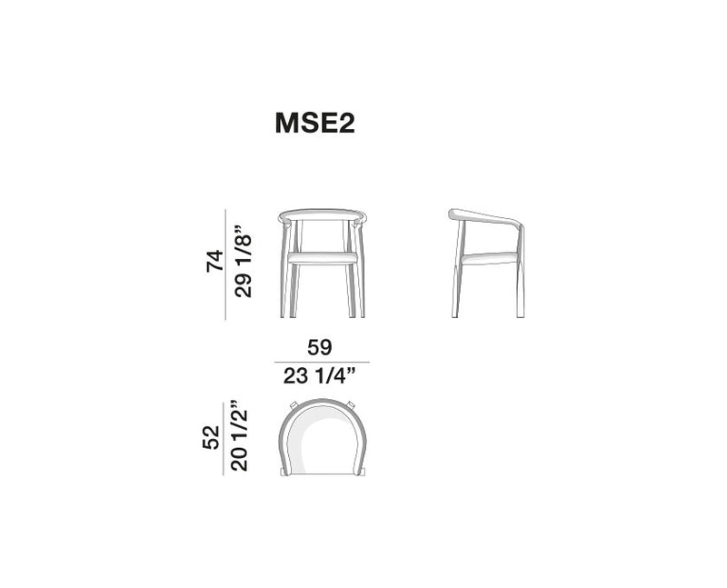 Molteni & C MHC.3 Miss Chair