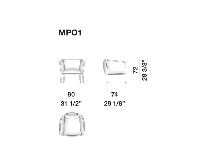 Molteni & C Margou Armchair